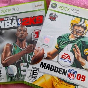 LOT OF 2 Sports GAMES Xbox 360